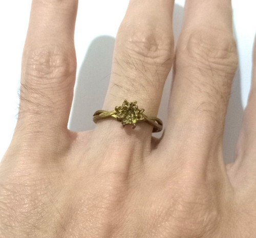 Anello vintage stile rame