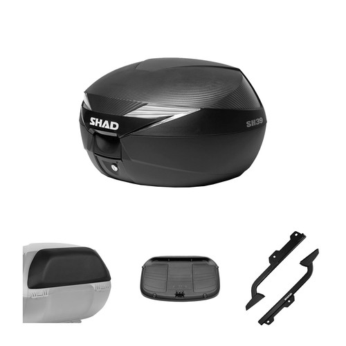 Kit shad bauletto sh39 carbon - sh39,