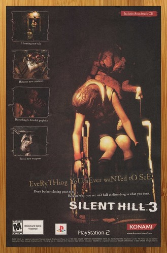Pubblicità poster silent - silent, hill