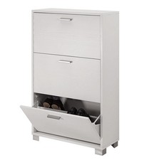 SCARPIERA BIANCA CON 3 ANTE