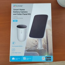 EZVIZ CB3 Kit 1080P Telecamera Wi-Fi a Batteria da Esterno con Pannello Solare, 
