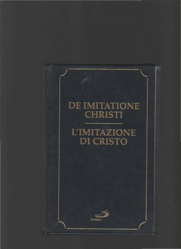 Imitazione cristo - l'imitazione,