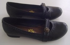 Ballerine nere con cinturino decorativo, n.40