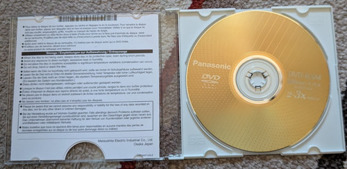 Panasonic dvd ram - dvd-ram, disc