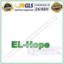 KIT 2 BARRE STRIP LED PER TV TELEFUNKEN JL.D320B1235-078CS-C TE32269 TE32275