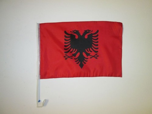 Bandiera per auto albania - per,