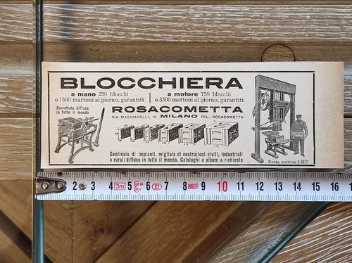 Antica pubblicità del 1931