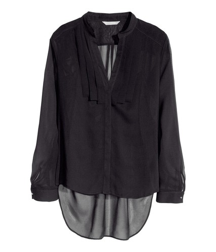 Camicia smoking in chiffon - smoking, h&m