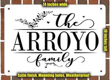 Arroyo Family Targa Decorativa