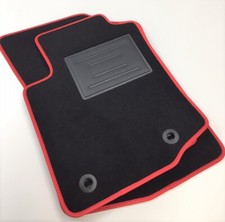 ASC tappetini auto set kit 4pz TOYOTA  AYGO II serie 2014-2021 bordo rosso