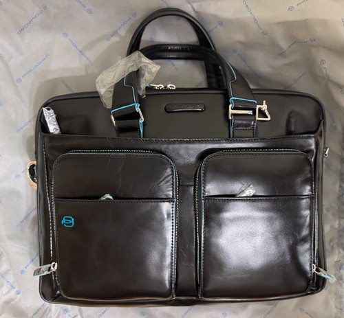 Borsa piquadro blu square - piquadro,