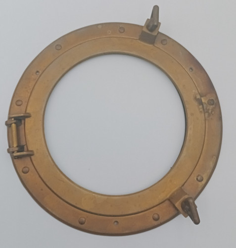 Oblò vintage ottone massiccio