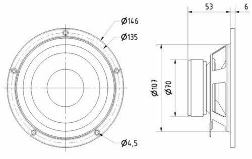 Altoparlanti bass midrange - bass/midrange, 4