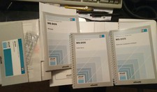 Manuali originali Olivetti MS-DOS Ver. 3.20 nel loro box, vintage