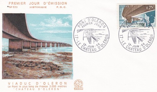 Francia 1966 fdc ponte - 1966,