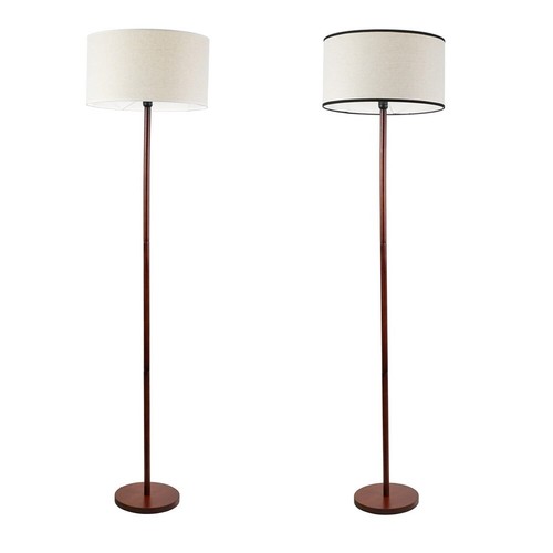 Lampada terra legno scuro - lampada,