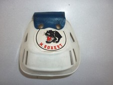 MENTONIERA BIANCA CASCHI CROSS ENDURO ANNI 70/80 MARCA M. ROBERT