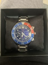 Seiko Solar Cronografo V175 Diver’s Watch Pepsi