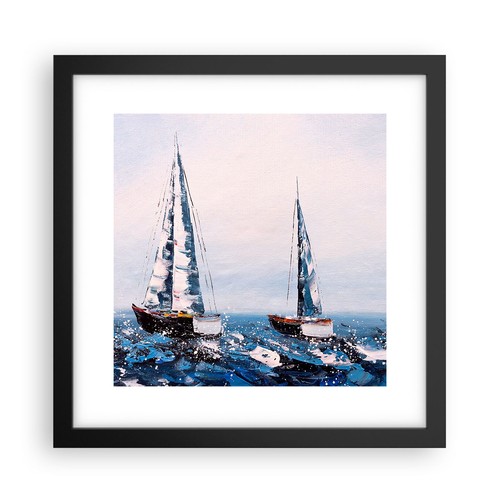 Poster 30x30cm barche vela - poster,