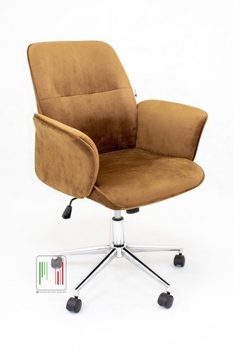 Poltrona ufficio velluto - ufficio,
