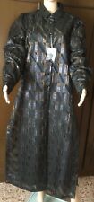 Lamé organza dress MARINA RINALDI Woman, black gold size IT 52 DE 46 US 16 GB 20