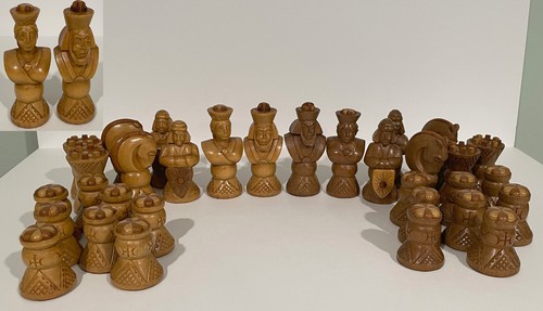 Set scacchi vintage legno - scacchi,