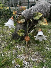 Lampadario Applique Con Fiori