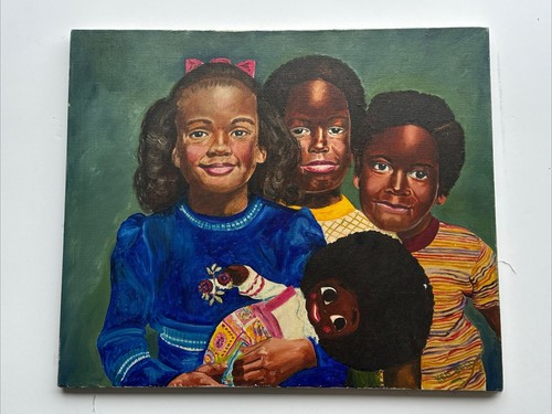 Ritratto afroamericano dipinto - ritratto,