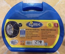CATENE DA NEVE A ROMBO 9 mm Cerchi 15" 16" 17" 18" Gomma da 195 a 245 Nuove