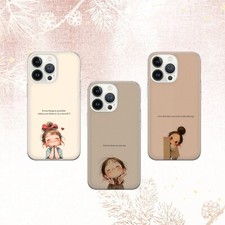 Custodia telefono citazioni carine per iPhone 16 15 14 13 per Pixel 9 8pro per Samsung s24