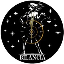 Orologio in vinile da parete