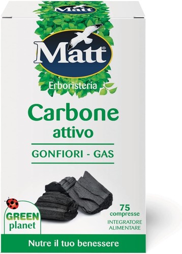 Matt carbone attivo vegetale - attivo,
