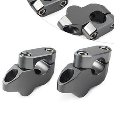 Kit morsetto riser manubrio 7/8" 22MM titanio per Honda CBF 1000 CB1000R CBX750 NC750S