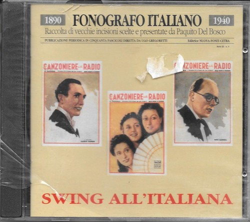 Fonografo italiano raro cd - italiano,