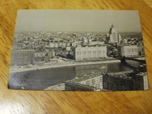 Russia postcard with stamps - russia,