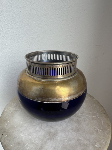 Vaso vetro murano argento - vaso,