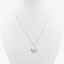 Collana oro bianco 18 - collana,