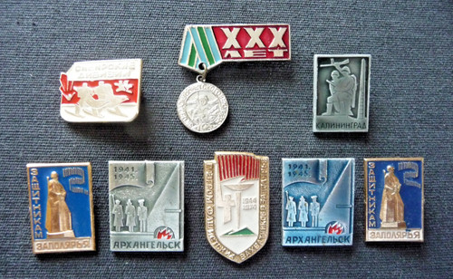 Set distintivi sovietici - distintivi,