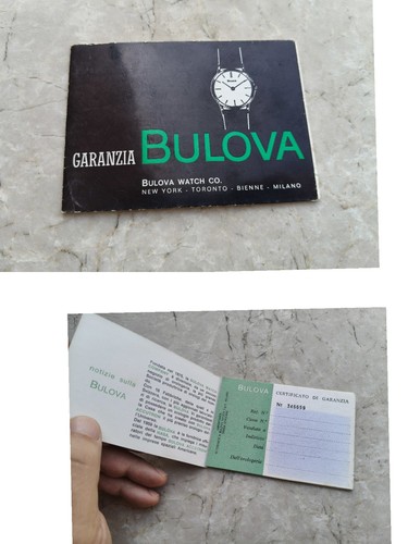 60s bulova original blank - bulova,
