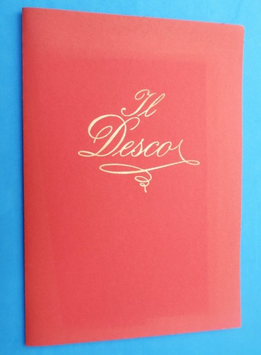 Menu desco rinomato - -, desco"