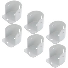 6 Pcs Supporto Per Bastone Staffa Palo Presa Dell'armadio Portacanne