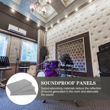  3 Pezzi Pannello Fonoassorbente Isolamento Acustico Pannelli Riduzione Rumore Parete