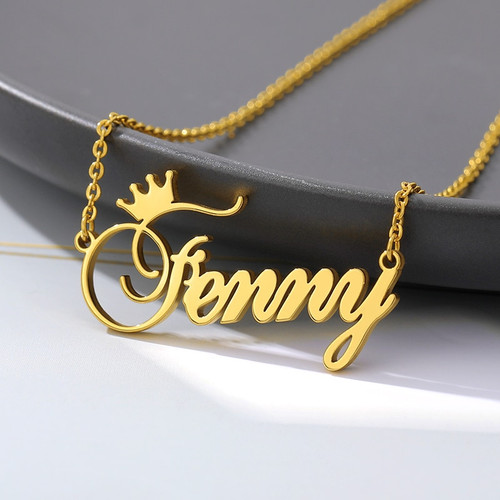 Collana con nome - , delicato