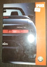 ALFA ROMEO SPIDER CATALOGO VETTURA Brochure Informativa 