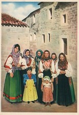 CARTOLINA costumi ITALIA