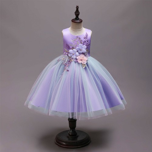 Ragazza party vestito lilla - ragazza,