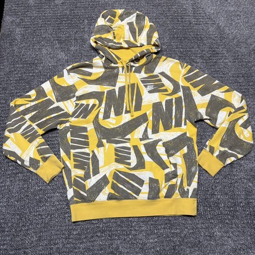 Felpa nike uomo giallo - felpa,
