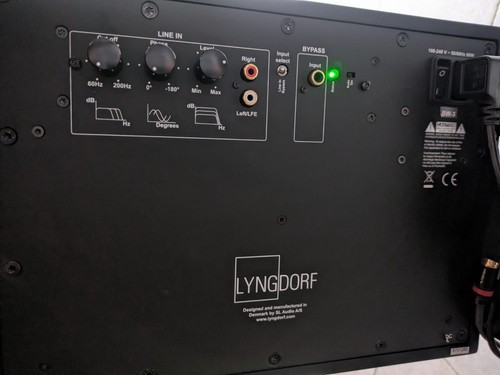 Subwoofer hifi end lyngdorf - subwoofer,