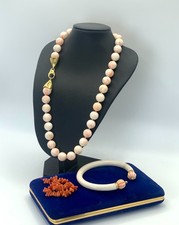 set vintage collana corallo