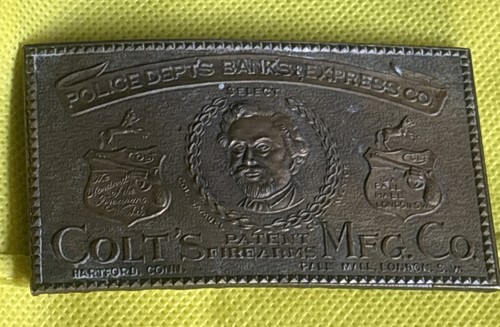 Colt mfg fibbia per cintura - colt,